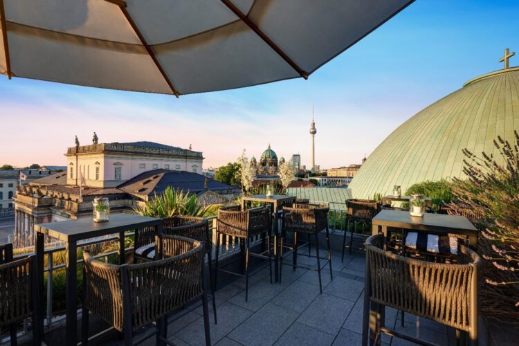 Picture from patio of Hotel de Rome, Berlin