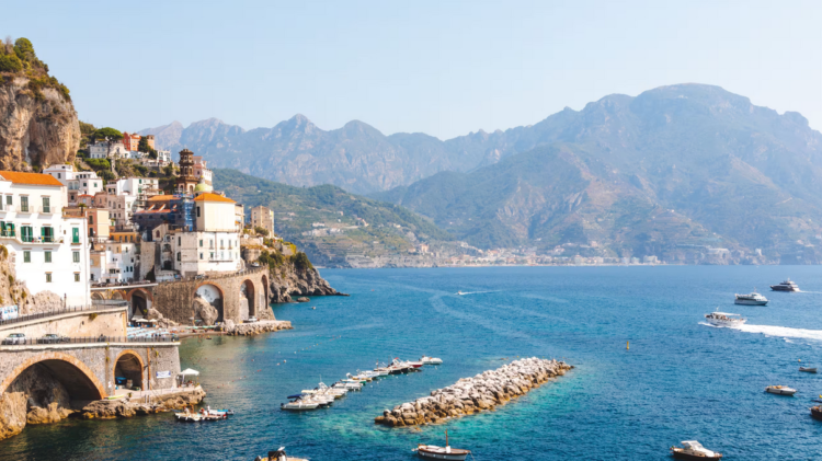 View of Amalfi Coast. Image courtesy of Caruso, A Belmond Hotel, Amalfi Coast