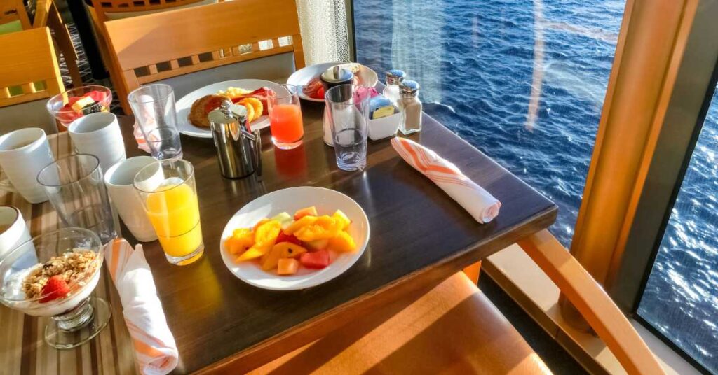 Dining Choices on cruise