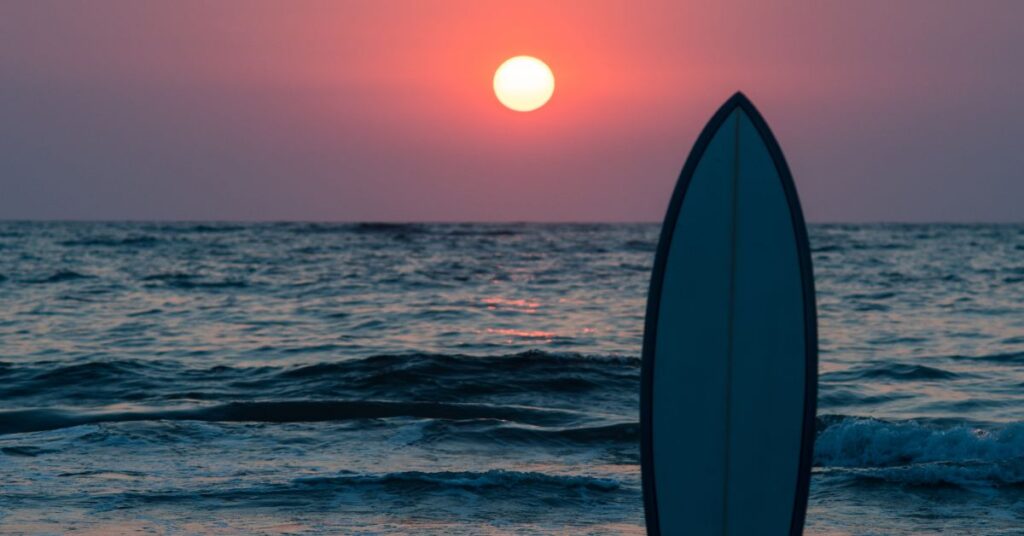 Surf At Long Beach